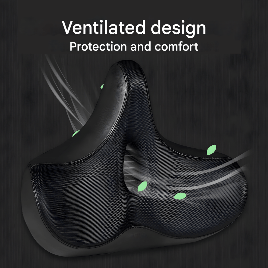 Lisslune | Ergorid Thron Bicycle Saddle – Ergonomic, Weatherproof Comfort for Men & Women