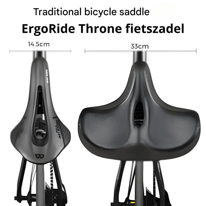Lisslune | Ergorid Thron Bicycle Saddle – Ergonomic, Weatherproof Comfort for Men & Women