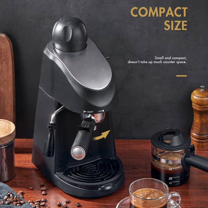 Lisslune | 3.5 Bar Espresso Machine with Built-In Steam Wand