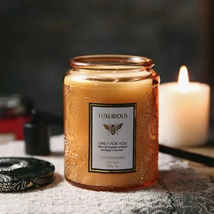 Lisslune | Scented candle glass with essential oils
