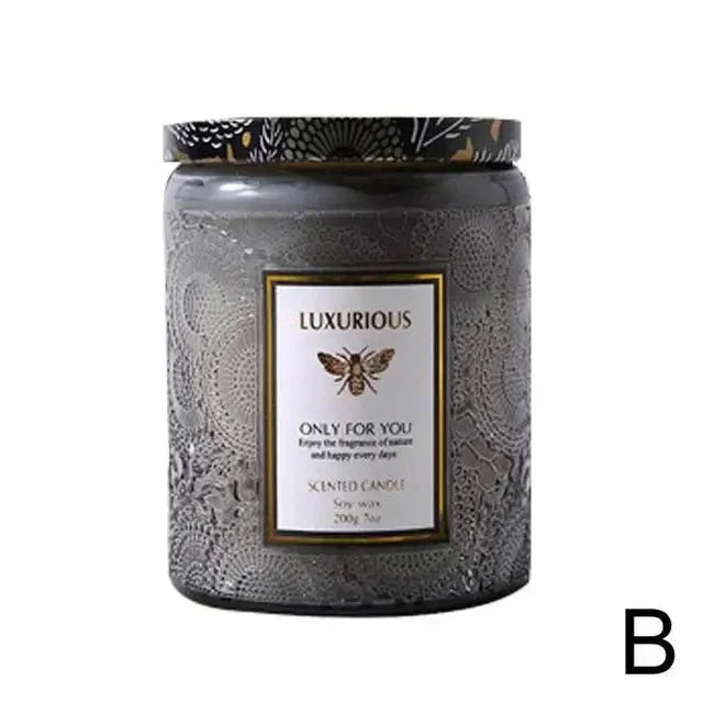 Lisslune | Scented candle glass with essential oils