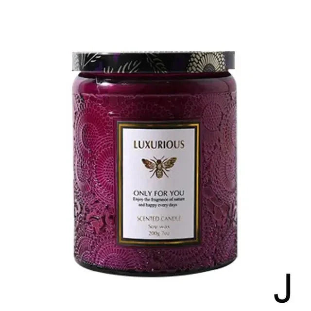 Lisslune | Scented candle glass with essential oils