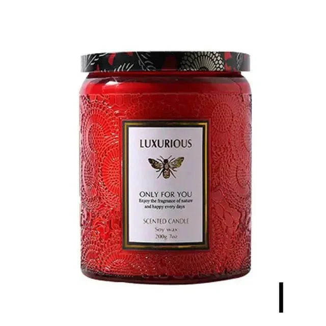 Lisslune | Scented candle glass with essential oils