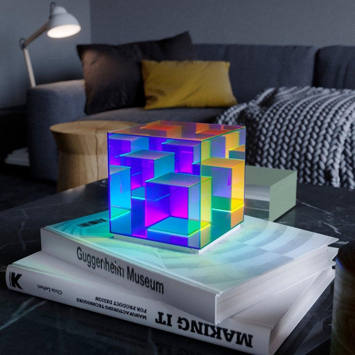 Lisslune | Eternity Rubiks Cube Prism Lamp
