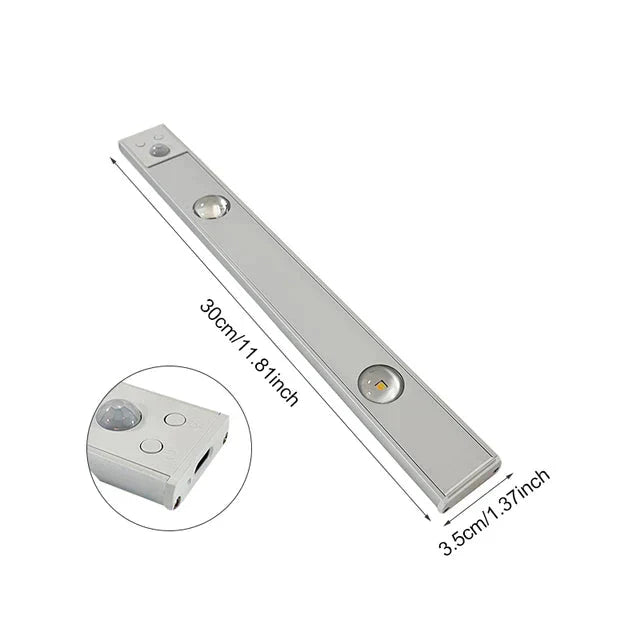 Lisslune | Wireless Smart LED Lights with Motion Sensor | Rechargeable and energy-efficient lighting for any room