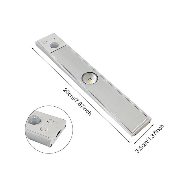 Lisslune | Wireless Smart LED Lights with Motion Sensor | Rechargeable and energy-efficient lighting for any room