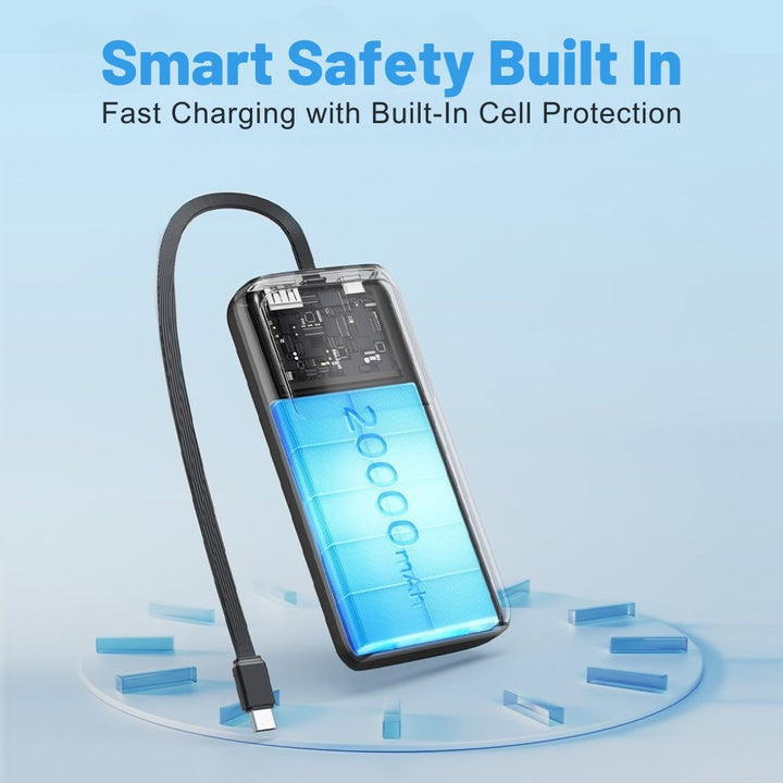 Lisslune | VoltMate Pro 65W – Smart Multicharge Powerbank with Touch Display