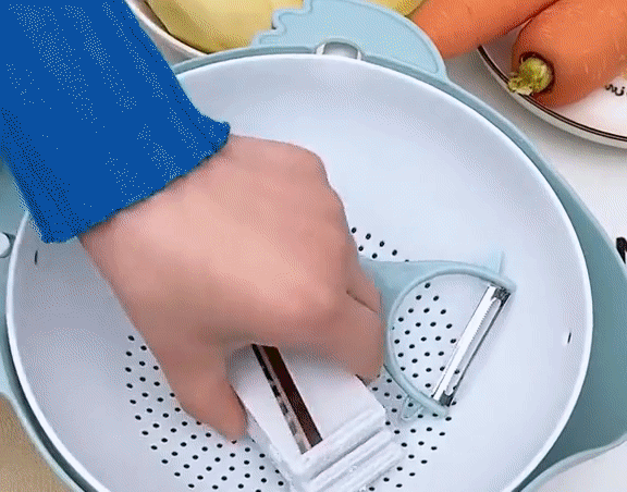 Lisslune | All-in-One Drain Basket Vegetable Grater