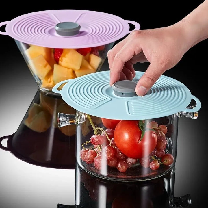Lisslune | Airtight Suction Cup Silicone Bowl Lid