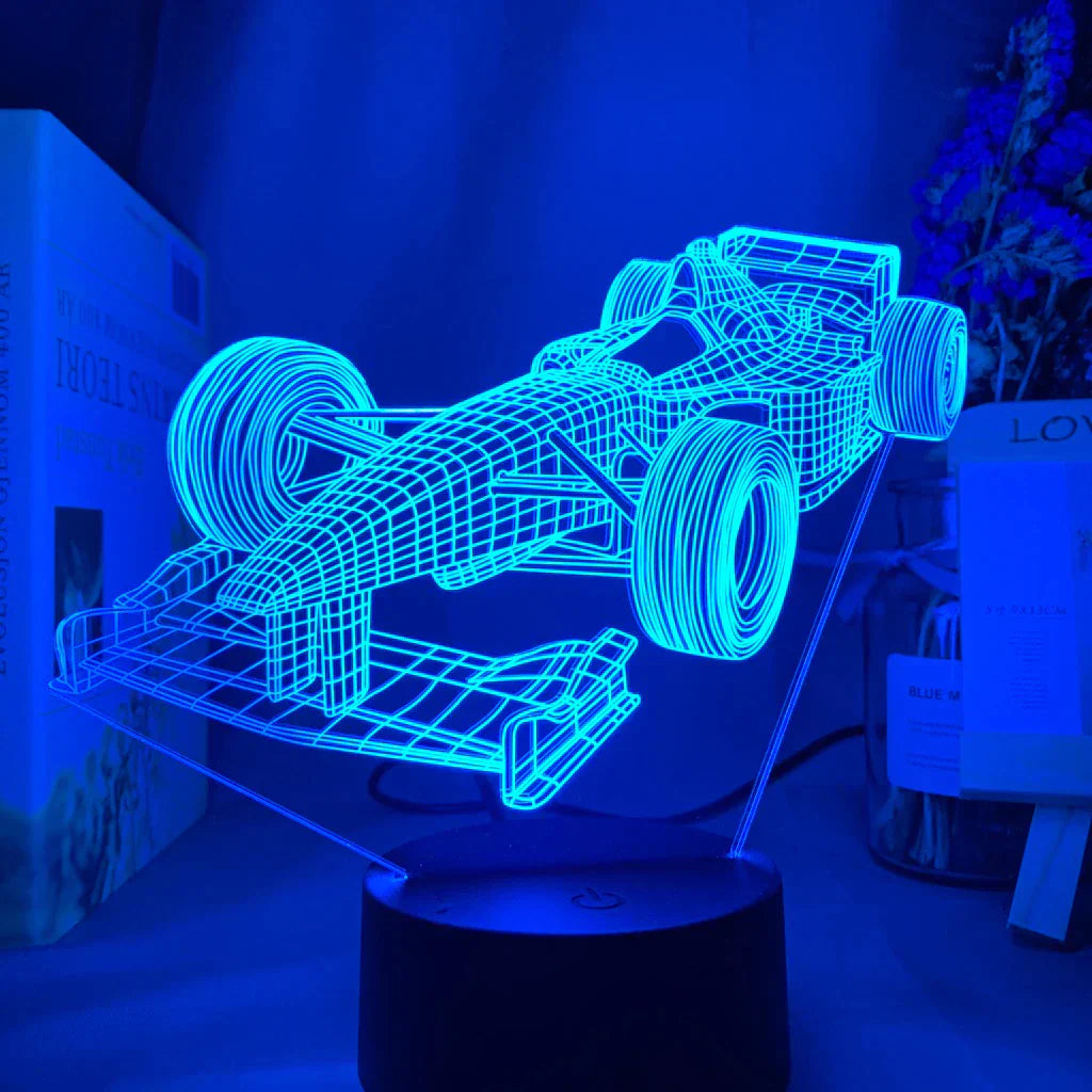 Lisslune | Formula-1-3D-Illusion lamp with color mode