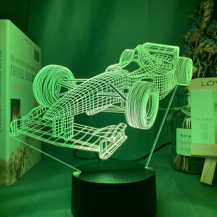 Lisslune | Formula-1-3D-Illusion lamp with color mode