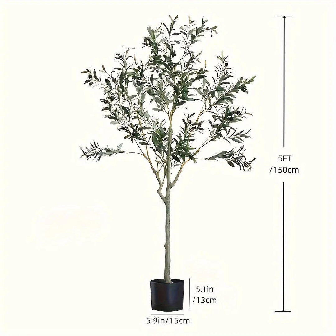 Lisslune | OlivaLeaf - Lifelike Olive Tree Decoration