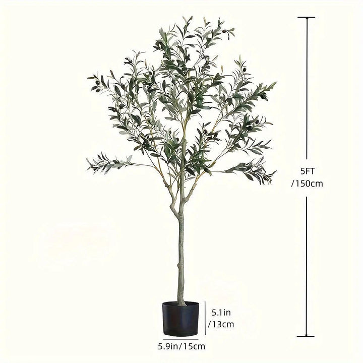 Lisslune | OlivaLeaf - Lifelike Olive Tree Decoration