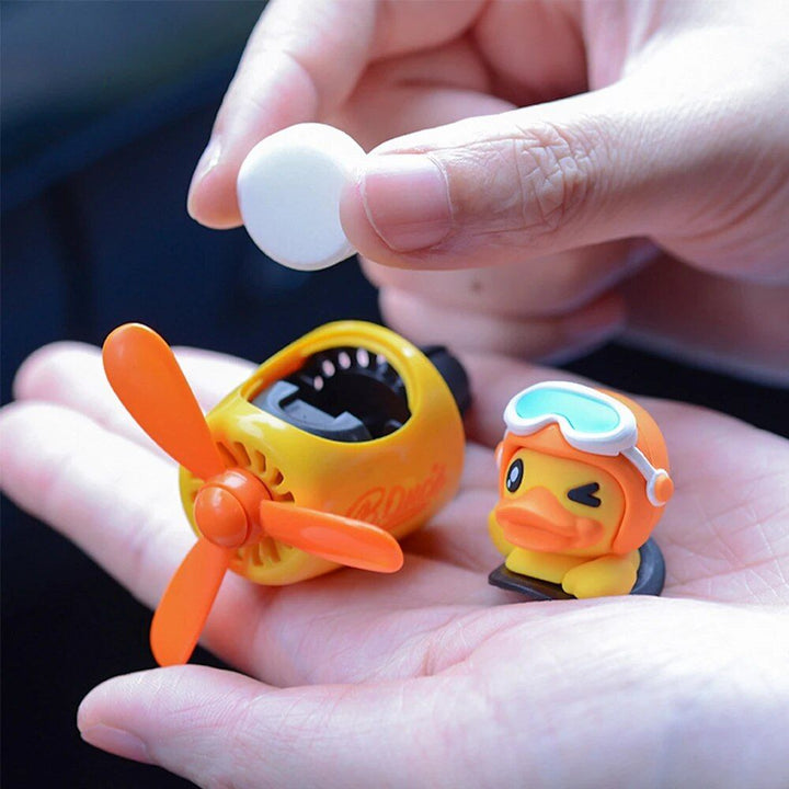 Lisslune | Duck Flyer Car Air Purifier with Rotating Propeller