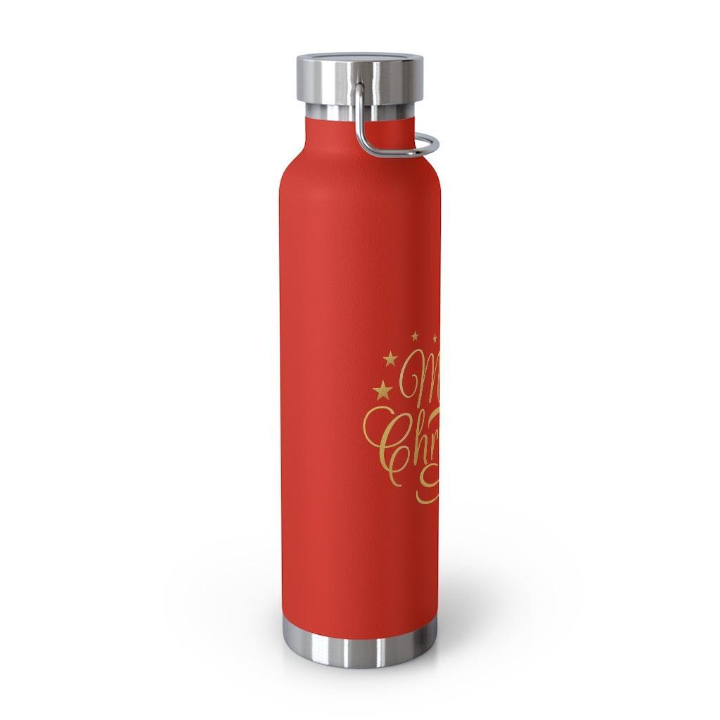 Lisslune | Vacation Joy Vacuum Insulated Stainless Steel Water Bottle - 22 Oz with Wide Neck