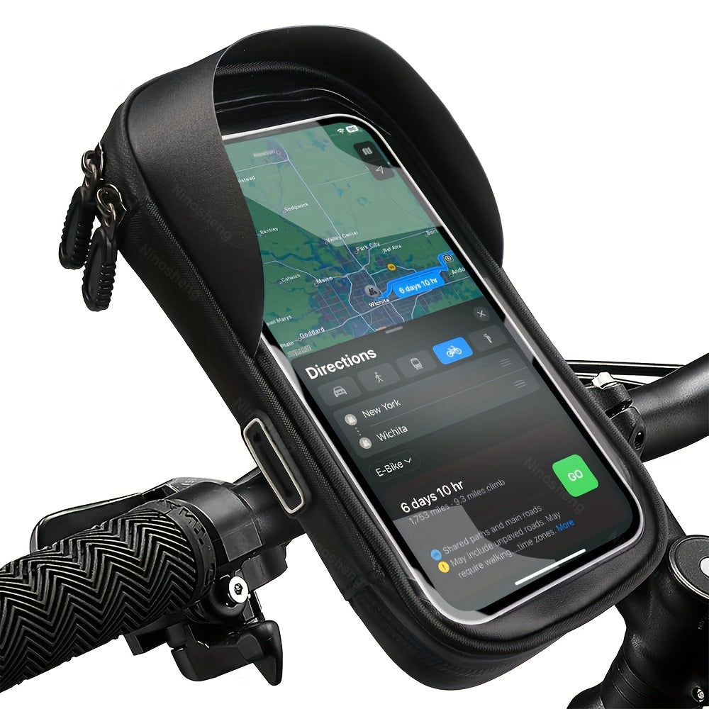 Lisslune | Waterproof Phone Holder for Bike and Motorcycle – 360° Rotatable and Suitable for 4.5–6.4 inch