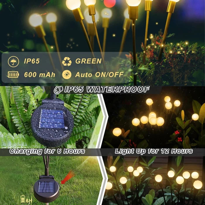 Lisslune | Solar-powered Firefly Garden Light
