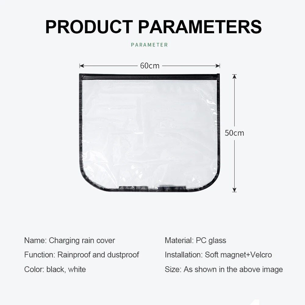Lisslune | Universal Magnetic EV Charger Port Cover - Waterproof & Dustproof Protection