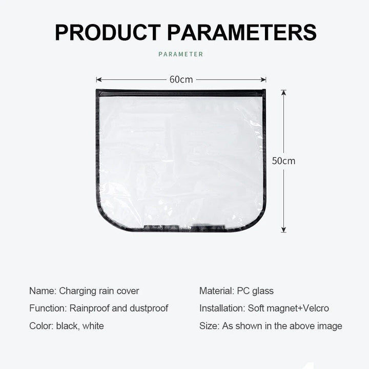 Lisslune | Universal Magnetic EV Charger Port Cover - Waterproof & Dustproof Protection
