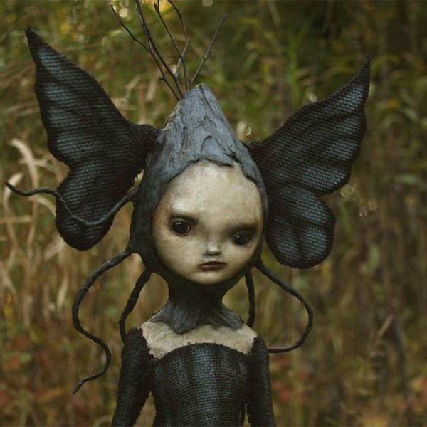 Lisslune | DarkWitch Statues – Dark Resin Witch Statues for Halloween & Gothic Decoration