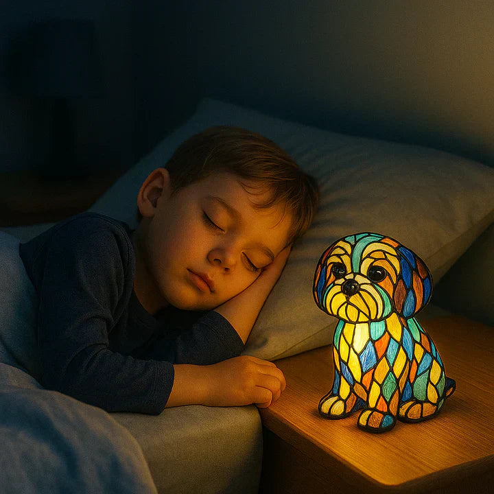 Lisslune | Lumidog Handmade Glowing Dog Lamp – Ambient Lighting and Gift