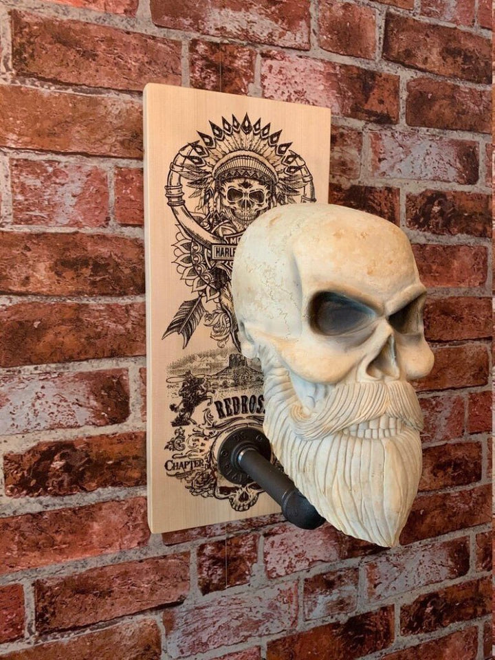 Lisslune | Bearded Skull – Eagle Skull & Cross