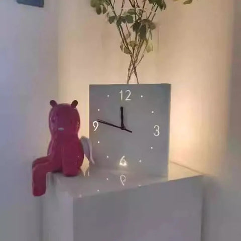 Lisslune | MetroSync | Modern double-sided wall clock