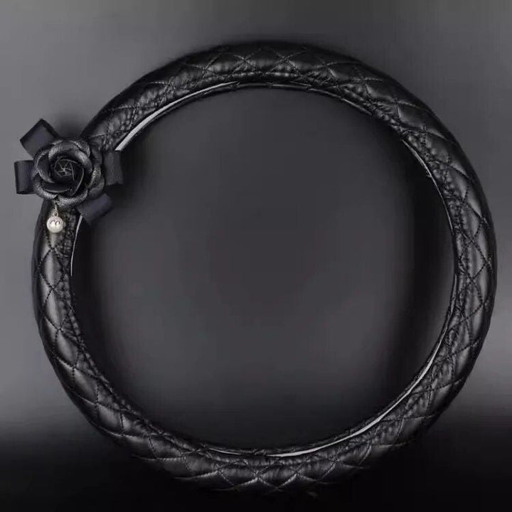 Lisslune | Camellia Steering Wheel Cover