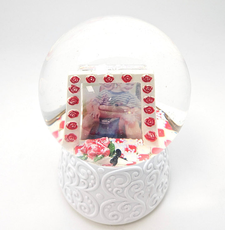 Lisslune | Aurora personal snow globe - Unique gift idea with photo insert