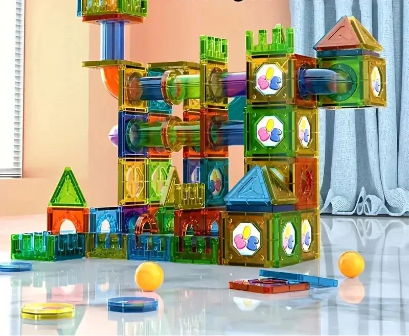 Lisslune | DreamBuild Set – Magnetic Building Blocks for Creative Castles & Imaginative Play