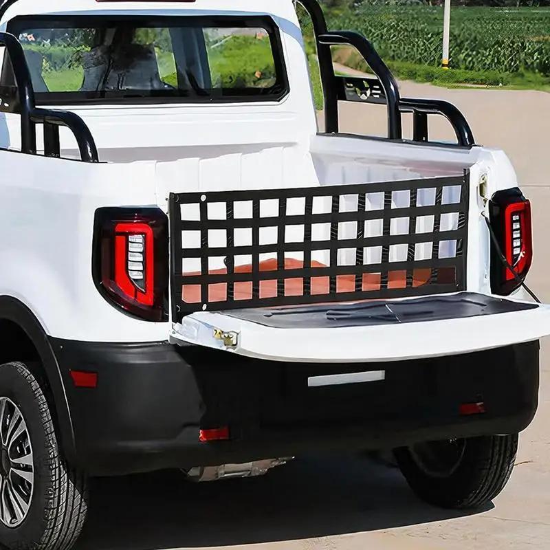 Lisslune | Heavy-duty truck tailgate cargo net with UV protection for full-size trucks