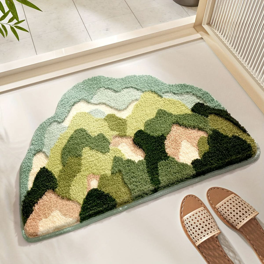 Lisslune | FlorSoft - Extra absorbent bath mat with floral pattern