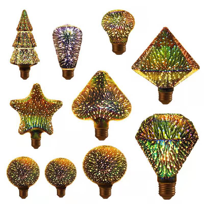 Lisslune | 3D Fireworks LED Light Bulb