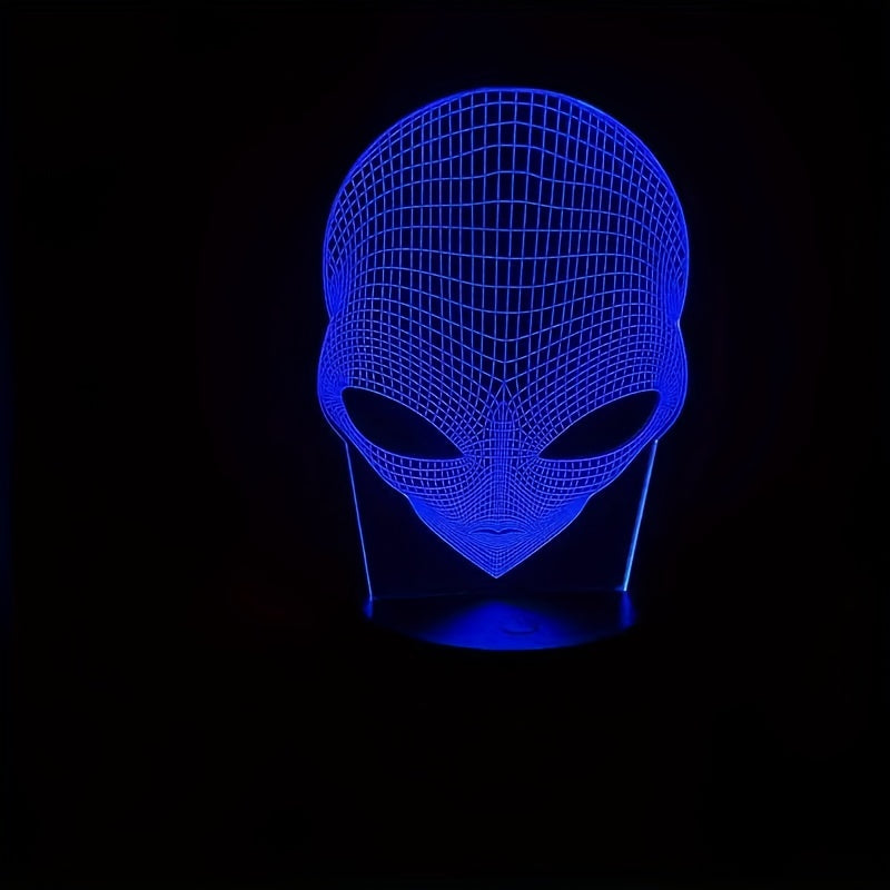 Lisslune | AstroLight – 3D-alien lamp with LED color lighting and touch control