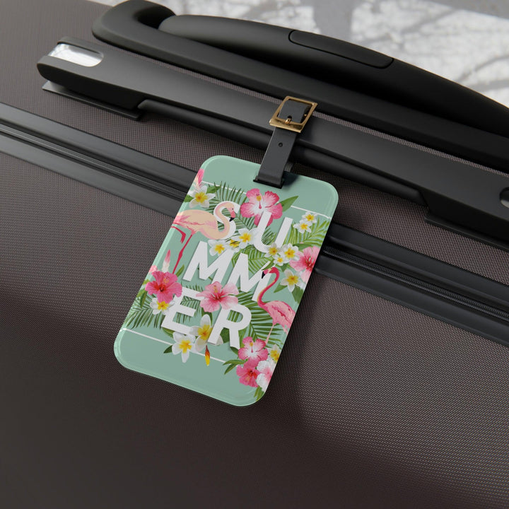Lisslune | Chic Wanderlust Acrylic Luggage Tag Collection - Adjustable Travel Accessory