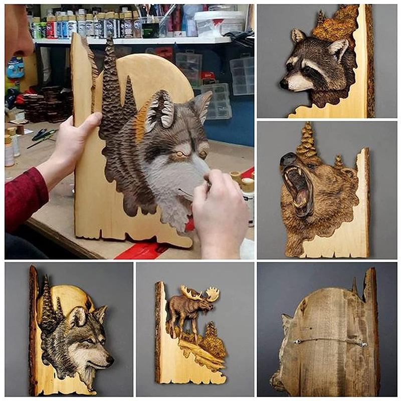 Lisslune | Animal Carving Handcraft Wall Decoration