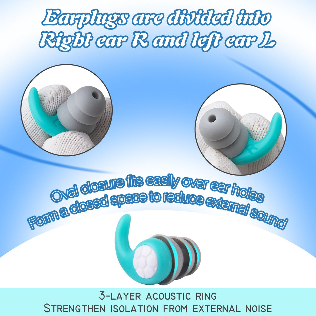 Lisslune | Reusable Silicone Swim Earplugs