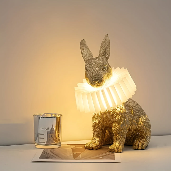 Lisslune | LumiBun – Art Deco inspired can-shaped table lamp