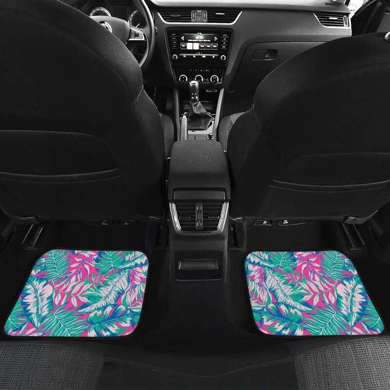 Lisslune | Tropical Flower Car Mats