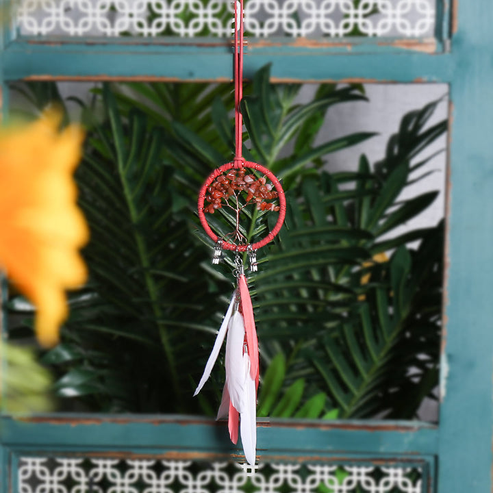 Lisslune | Frendorf Tree of Life Gemstone Dreamcatcher Hanging Jewelry