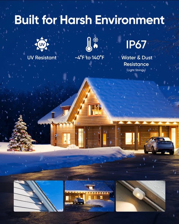 Lisslune | Smart Rainbow LED Permanent Outdoor Light