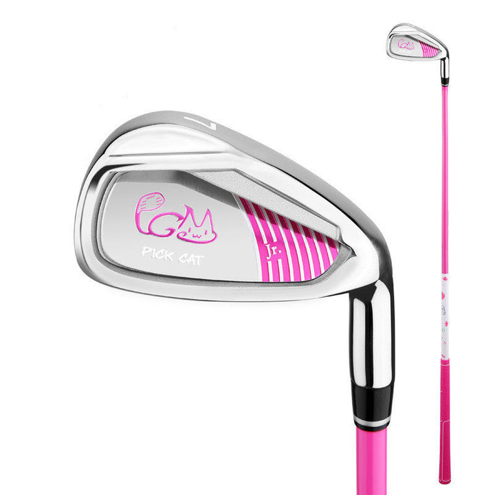 Lisslune | Golf Clubs Boys And Girls Children Beginners With Stainless Steel Club