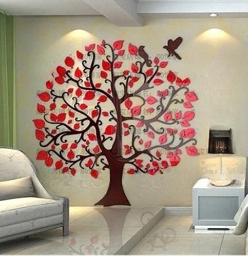 Lisslune | Modern Home 3d Three-Dimensional Tree Wall Stickers