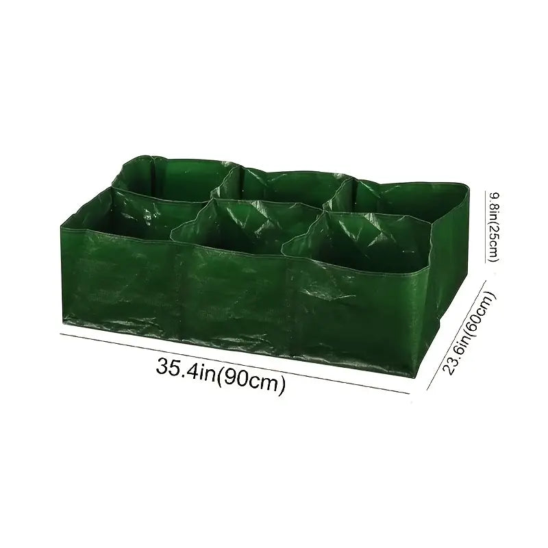 Lisslune | Planting bag with multiple compartments – Robust garden storage for plants and herbs