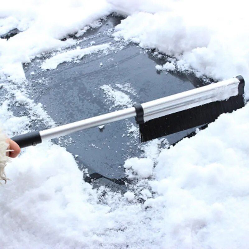 Lisslune | Expandable Car Ice Scraper with Snow Brush: Quick and Efficient Winter Cleaning