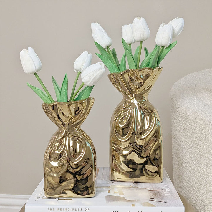 Lisslune | Gildora - Golden Vases for Modern Spaces