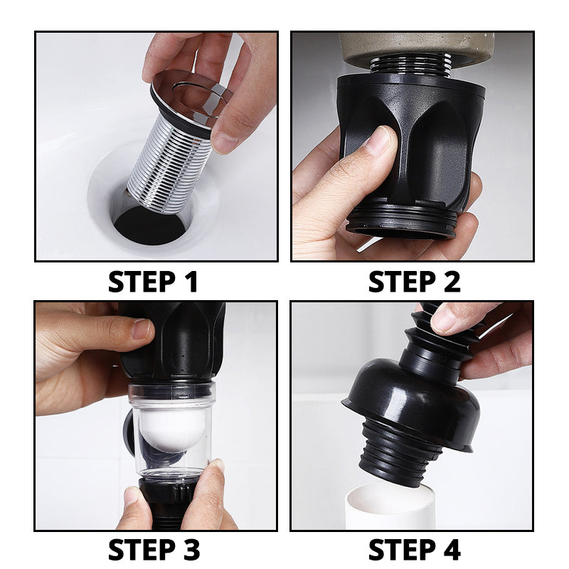 Lisslune | Telescopic drain pipe against odor