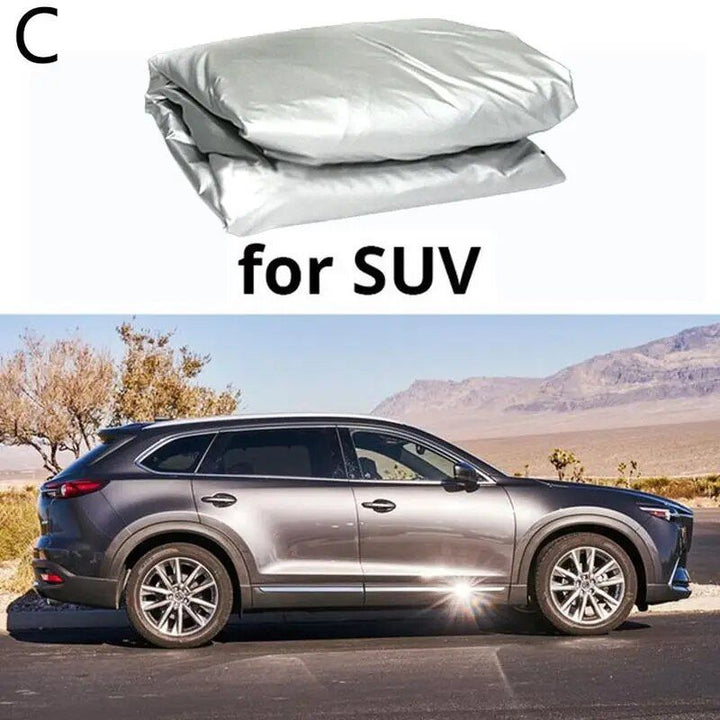 Lisslune | Ultimate Protection Car Cover - Waterproof, UV- & Wind Resistant for Hatchback, Sedan, SUV