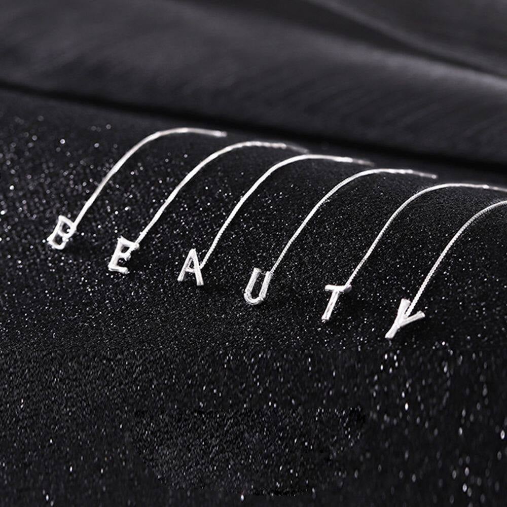 Lisslune | Shiny Alphabet Earrings