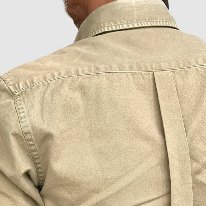 Lisslune | Classic Beige Cord Shirt